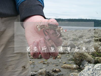 君安所邀请著名民法学者刘家安教 君安所邀请著名民法学者刘家安教
