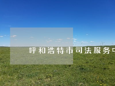 呼和浩特市司法服务中心 呼和浩特市司法服务中心