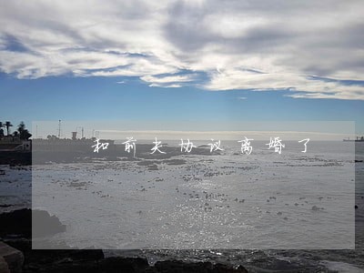 和前夫协议离婚了 和前夫协议离婚了