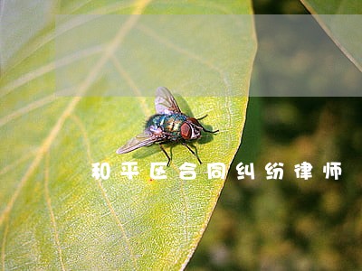 和平区合同纠纷律师 和平区合同纠纷律师