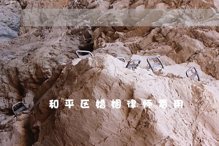 和平区婚姻律师费用 和平区婚姻律师费用