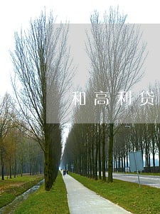 和高利贷协商只还本金 和高利贷协商只还本金