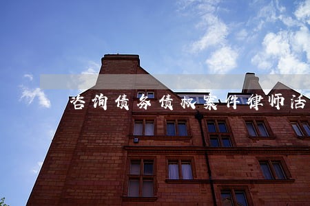 咨询债务债权案件律师活动简介 咨询债务债权案件律师活动简介