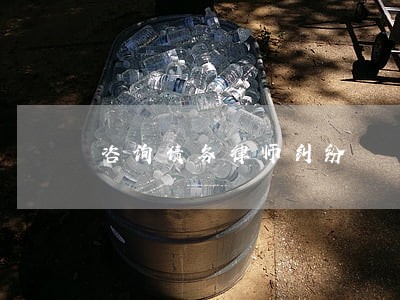 咨询债务律师纠纷 咨询债务律师纠纷