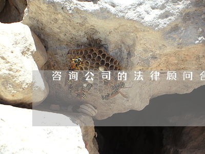咨询公司的法律顾问合同 咨询公司的法律顾问合同