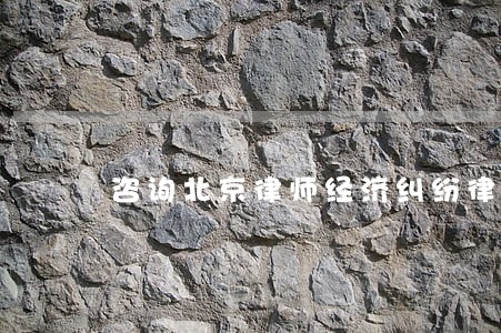咨询北京律师经济纠纷律师 咨询北京律师经济纠纷律师