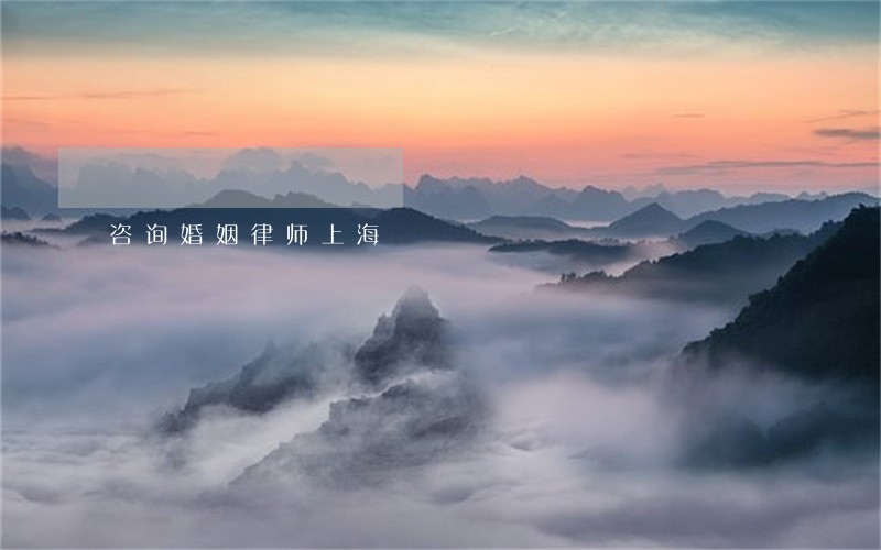 咨询婚姻律师上海 咨询婚姻律师上海