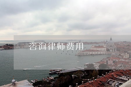 咨询律师费用 咨询律师费用