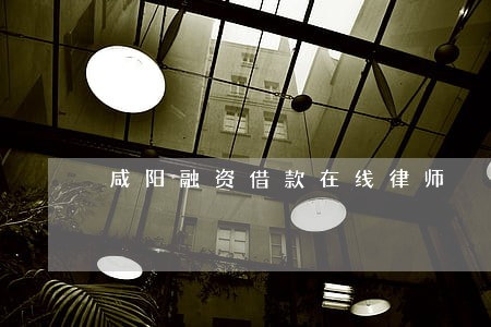 咸阳融资借款在线律师 咸阳融资借款在线律师