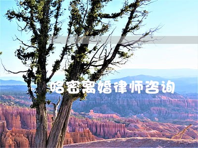 哈密离婚律师咨询 哈密离婚律师咨询