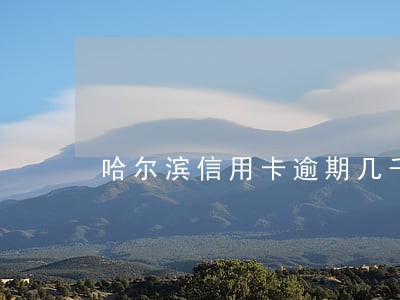哈尔滨信用卡逾期几千像催命一样 哈尔滨信用卡逾期几千像催命一样