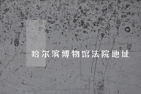 哈尔滨博物馆法院地址
