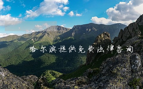 哈尔滨提供免费法律咨询 哈尔滨提供免费法律咨询
