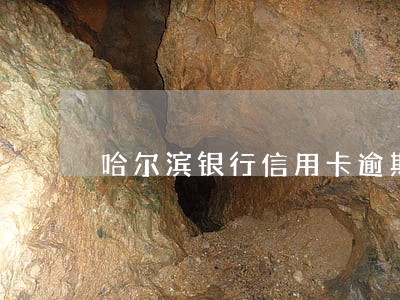 哈尔滨银行信用卡逾期解冻 哈尔滨银行信用卡逾期解冻