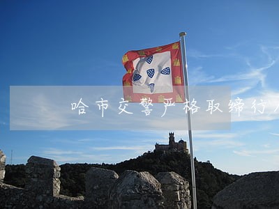哈市交警严格取缔行人交通违法 哈市交警严格取缔行人交通违法