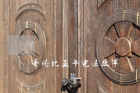 哥伦比亚年宪法改革 哥伦比亚年宪法改革