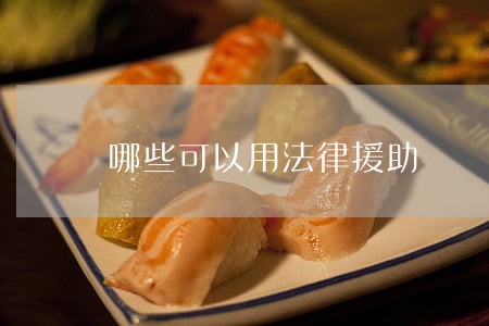 哪些可以用法律援助
