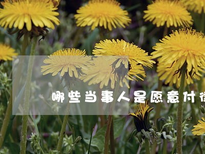 哪些当事人是愿意付律师咨询费的 哪些当事人是愿意付律师咨询费的