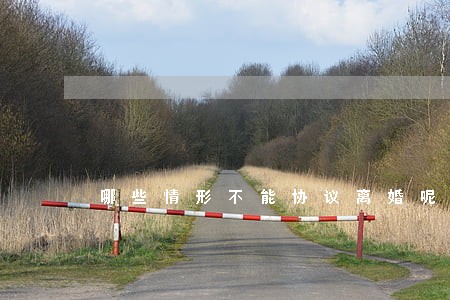 哪些情形不能协议离婚呢 哪些情形不能协议离婚呢