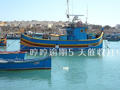 哼哼逾期5天催收打电话吗 哼哼逾期5天催收打电话吗