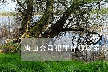 唐山公司犯罪律师联系方式 唐山公司犯罪律师联系方式