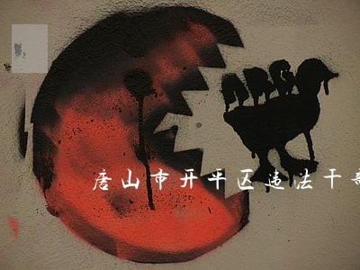 唐山市开平区违法干部 唐山市开平区违法干部