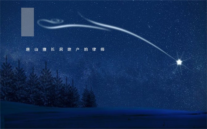 唐山擅长房地产的律师