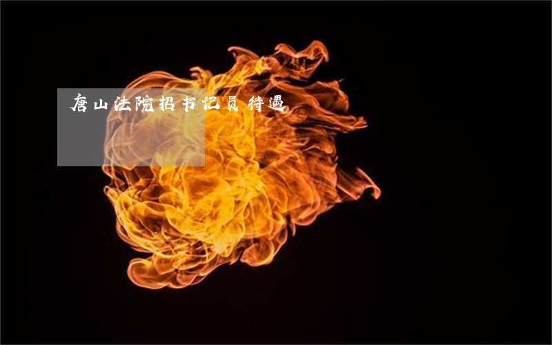 唐山法院招书记员待遇