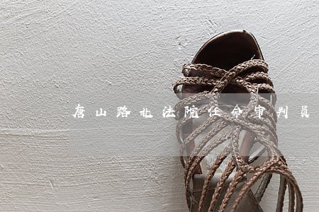 唐山路北法院任命审判员 唐山路北法院任命审判员