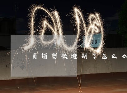 商铺贷款逾期了怎么办 商铺贷款逾期了怎么办