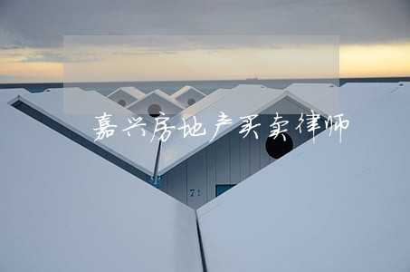 嘉兴房地产买卖律师 嘉兴房地产买卖律师