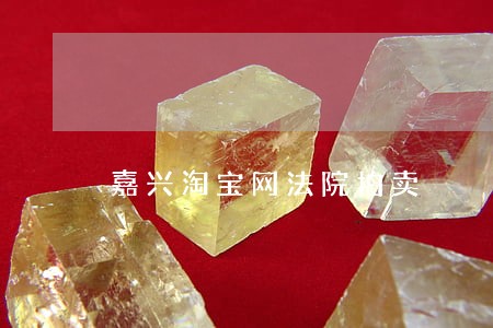 嘉兴淘宝网法院拍卖 嘉兴淘宝网法院拍卖