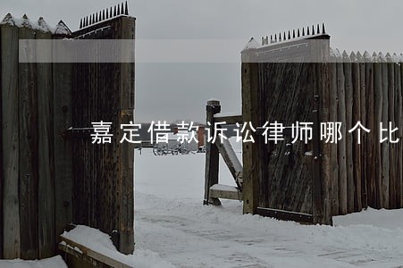 嘉定借款诉讼律师哪个比较好 嘉定借款诉讼律师哪个比较好