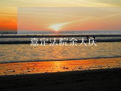 嘉定法院余大庆 嘉定法院余大庆