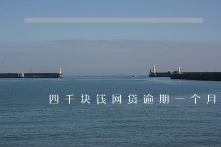 四千块钱网贷逾期一个月多少钱 四千块钱网贷逾期一个月多少钱