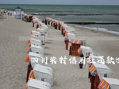 四川农村信用社还款逾期 四川农村信用社还款逾期