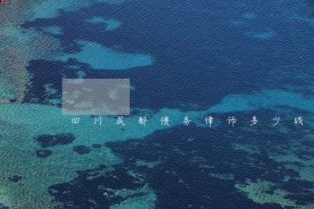 四川成都债务律师多少钱