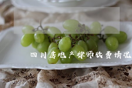 四川房地产律师收费情况 四川房地产律师收费情况
