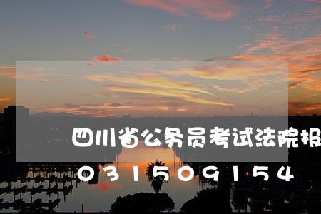 四川省公务员考试法院报名查询/2023031509154 四川省公务员考试法院报名查询/2023031509154