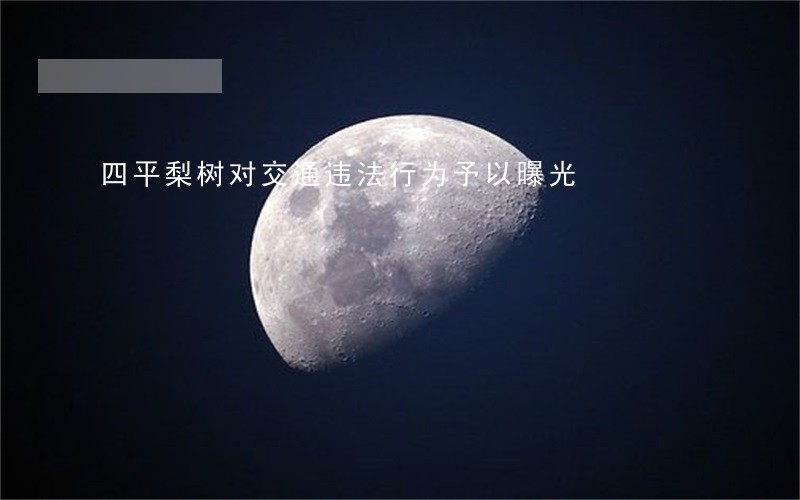 四平梨树对交通违法行为予以曝光 四平梨树对交通违法行为予以曝光