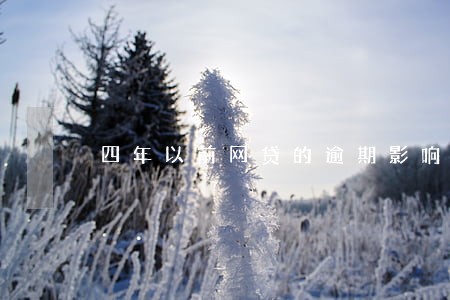 四年以前网贷的逾期影响征信 四年以前网贷的逾期影响征信
