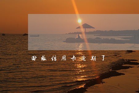 四张信用卡逾期了 四张信用卡逾期了