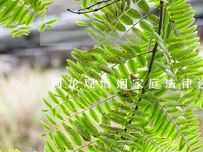 回龙观婚姻家庭法律咨询 回龙观婚姻家庭法律咨询