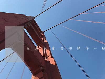 因为家暴咨询律师一般要怎么收费 因为家暴咨询律师一般要怎么收费