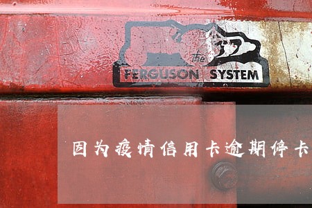 因为疫情信用卡逾期停卡了