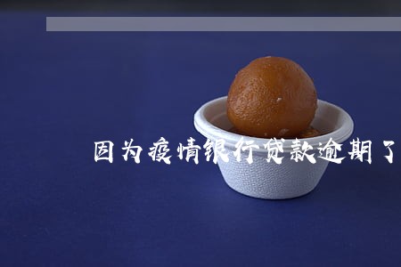 因为疫情银行贷款逾期了 因为疫情银行贷款逾期了