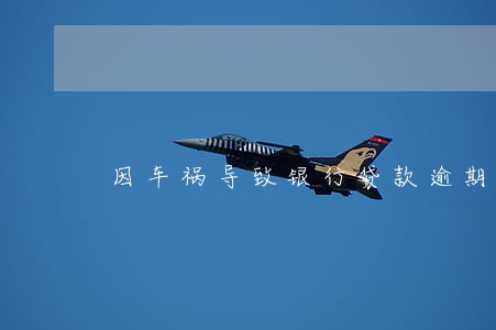 因车祸导致银行贷款逾期 因车祸导致银行贷款逾期