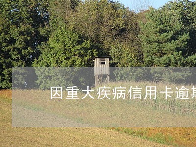 因重大疾病信用卡逾期 因重大疾病信用卡逾期
