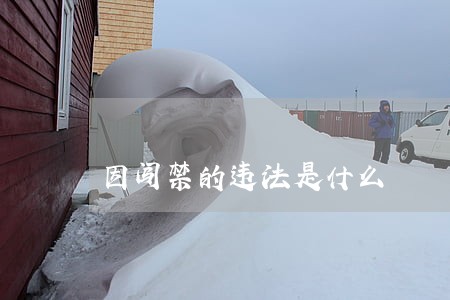 因闯禁的违法是什么 因闯禁的违法是什么