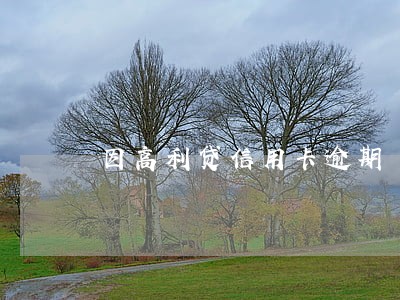 因高利贷信用卡逾期 因高利贷信用卡逾期